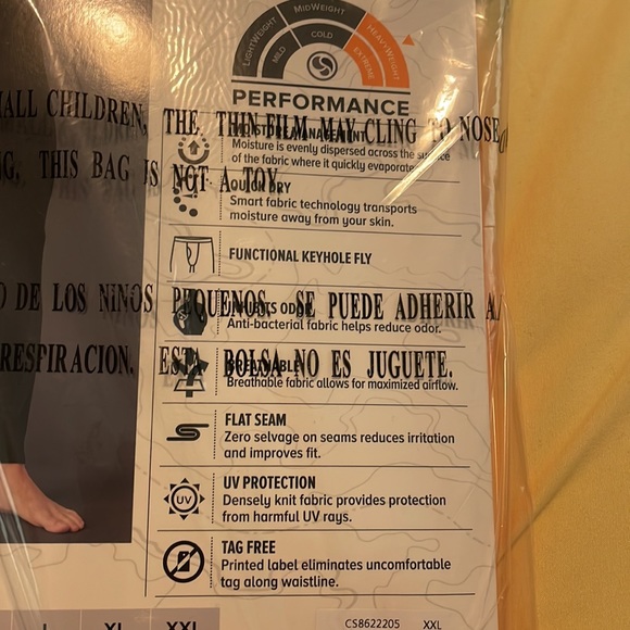 Mens base layer fleece  pant - Picture 7 of 7